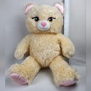 Build-A-Bear 2017 Disney Beauty & the Beast BELLE Gold Sparkle Bear Plush 16" LE